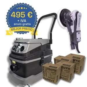 Conjunto aspiradora lijadora HANDIT 30L